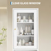 Slim Wood Bathroom Storage Cabinet