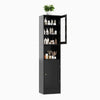 Slim Wood Bathroom Storage Cabinet