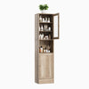 Slim Wood Bathroom Storage Cabinet