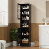 Slim Wood Bathroom Storage Cabinet